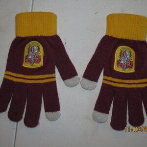 Unisex- Licensed Harry Potter Gryffindor Touch Gloves by Cinereplicas